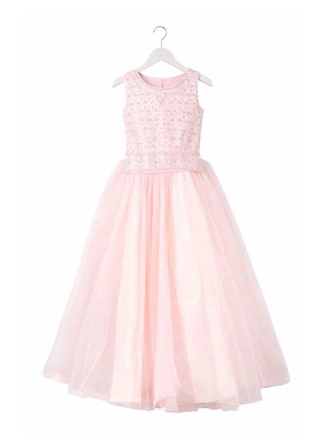 BAESD Girls Embellished Sequinned Ready to Wear Lehenga & thumbnail 4