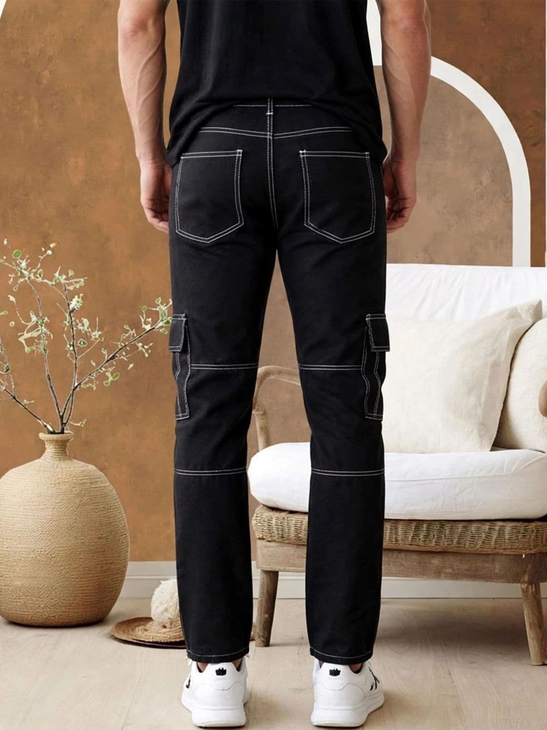 jeancherry Men Classic Regular Fit Mid-Rise Stretchable Jeans thumbnail 5