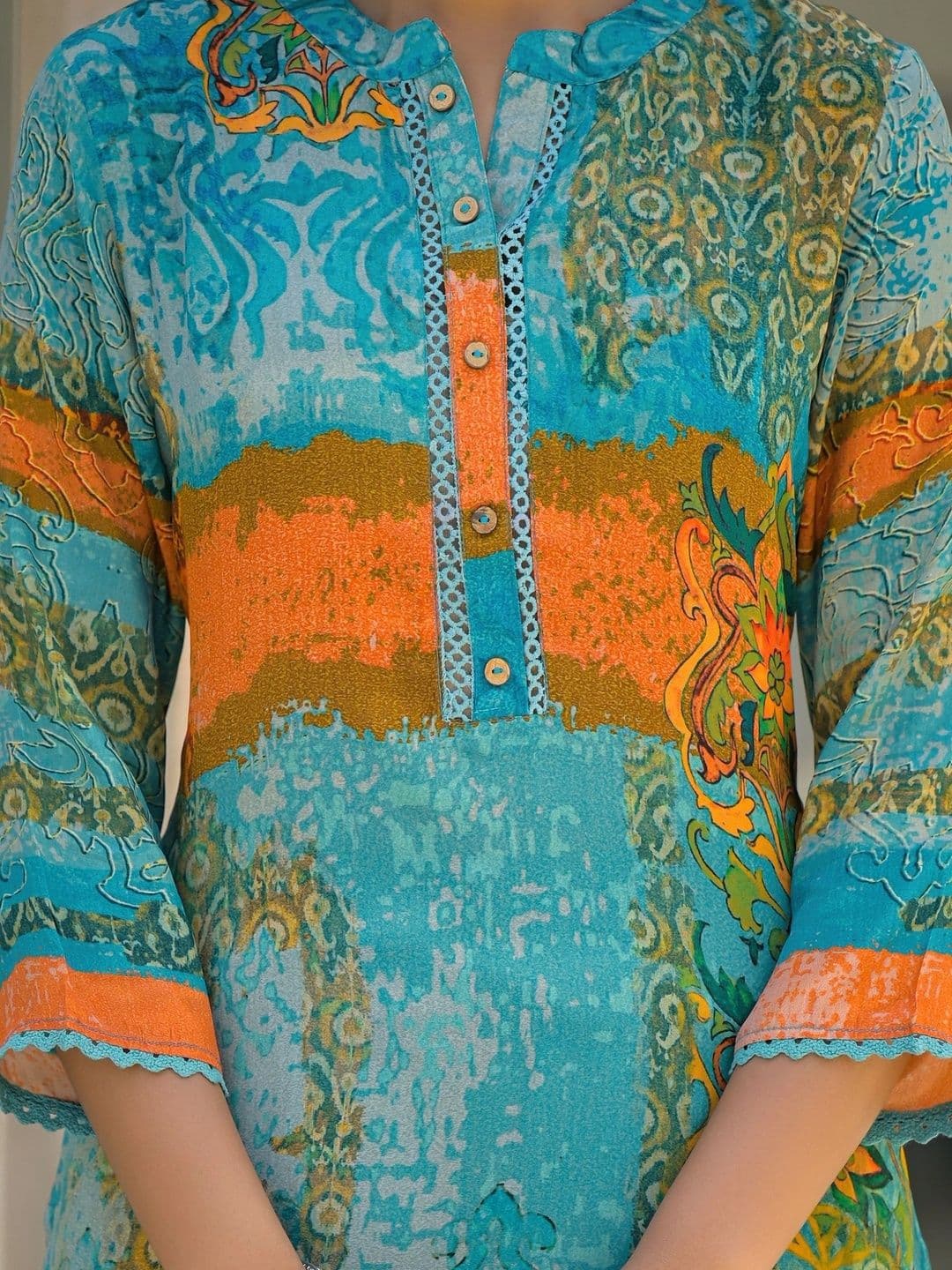 Stylet Women Ethnic Motifs Printed Regular Kurta with Palazzos & With Dupatta thumbnail 4