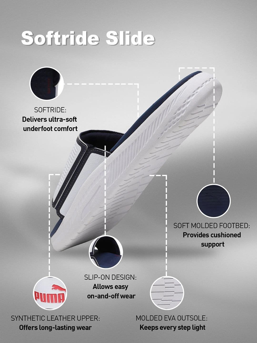 Puma Softride Men's Cushioning Slides thumbnail 6