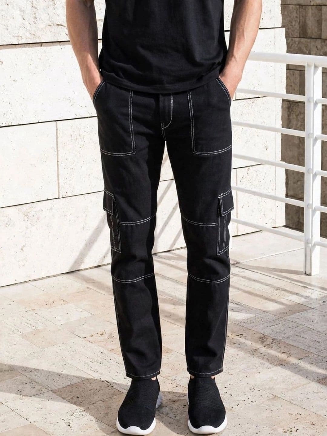 jeancherry Men Classic Regular Fit Mid-Rise Stretchable Jeans - view 1