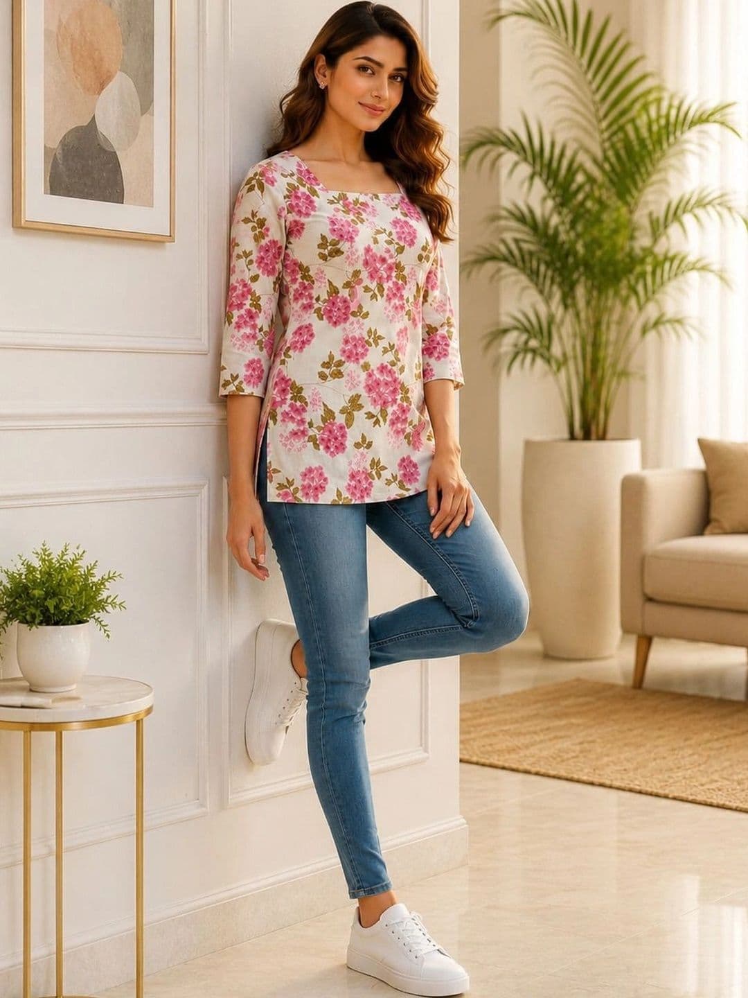 Il filo Women Floral Printed Floral Kurta - view 1