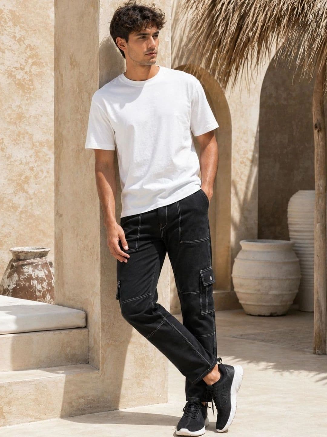 Moda Star Men Classic Regular Fit Mid-Rise Stretchable Jeans thumbnail 3