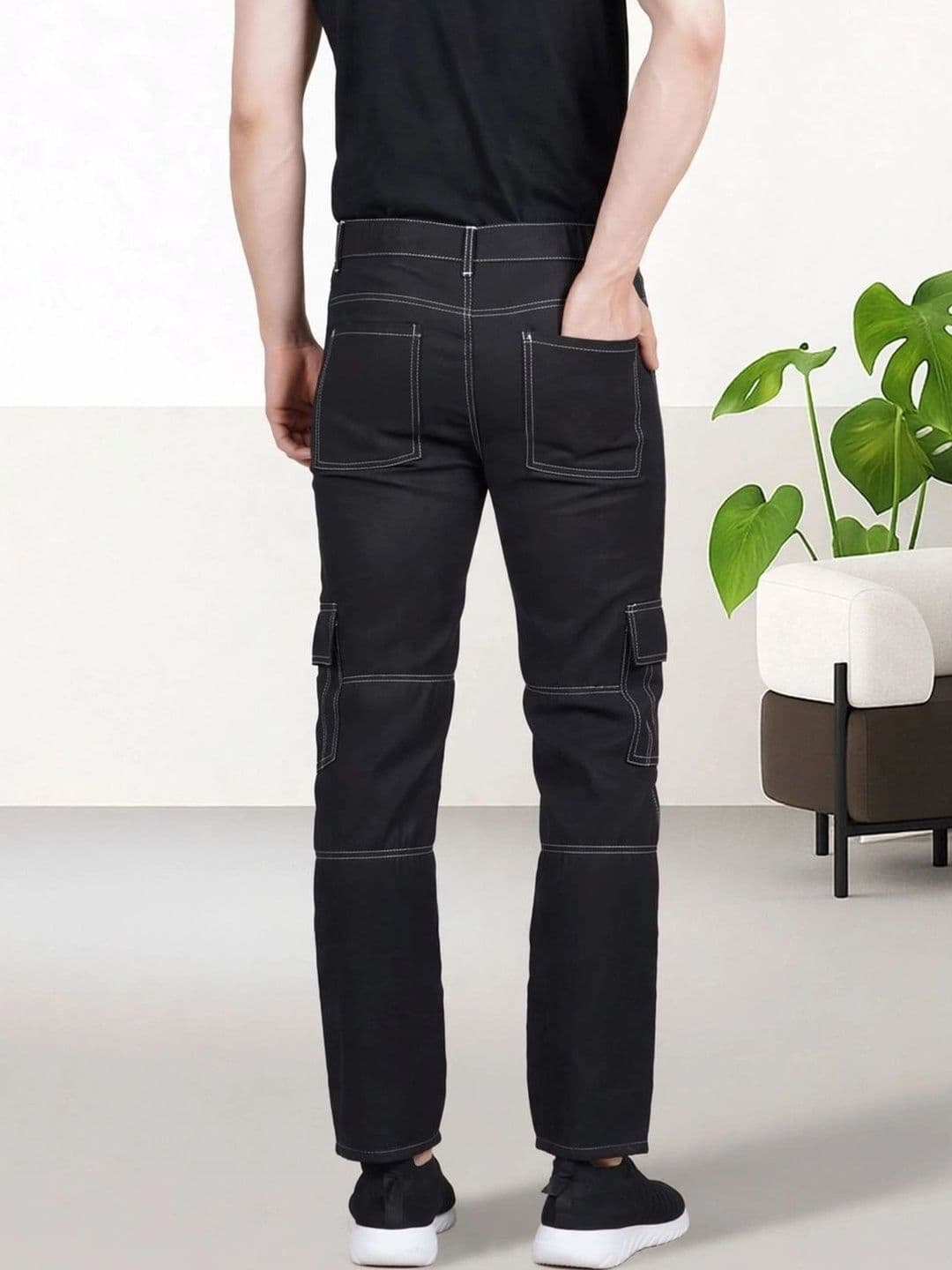 COMFITS Men Classic Regular Fit Mid-Rise Stretchable Jeans thumbnail 2