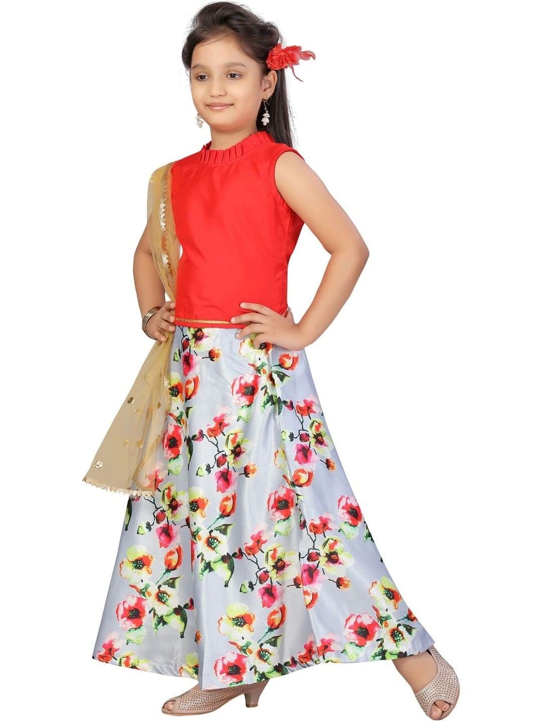 BAESD Girls Ready to Wear Lehenga & thumbnail 5