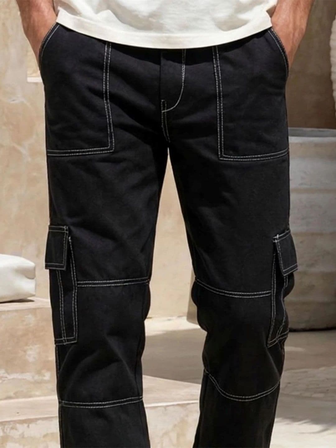 Moda Star Men Classic Regular Fit Mid-Rise Stretchable Jeans thumbnail 4