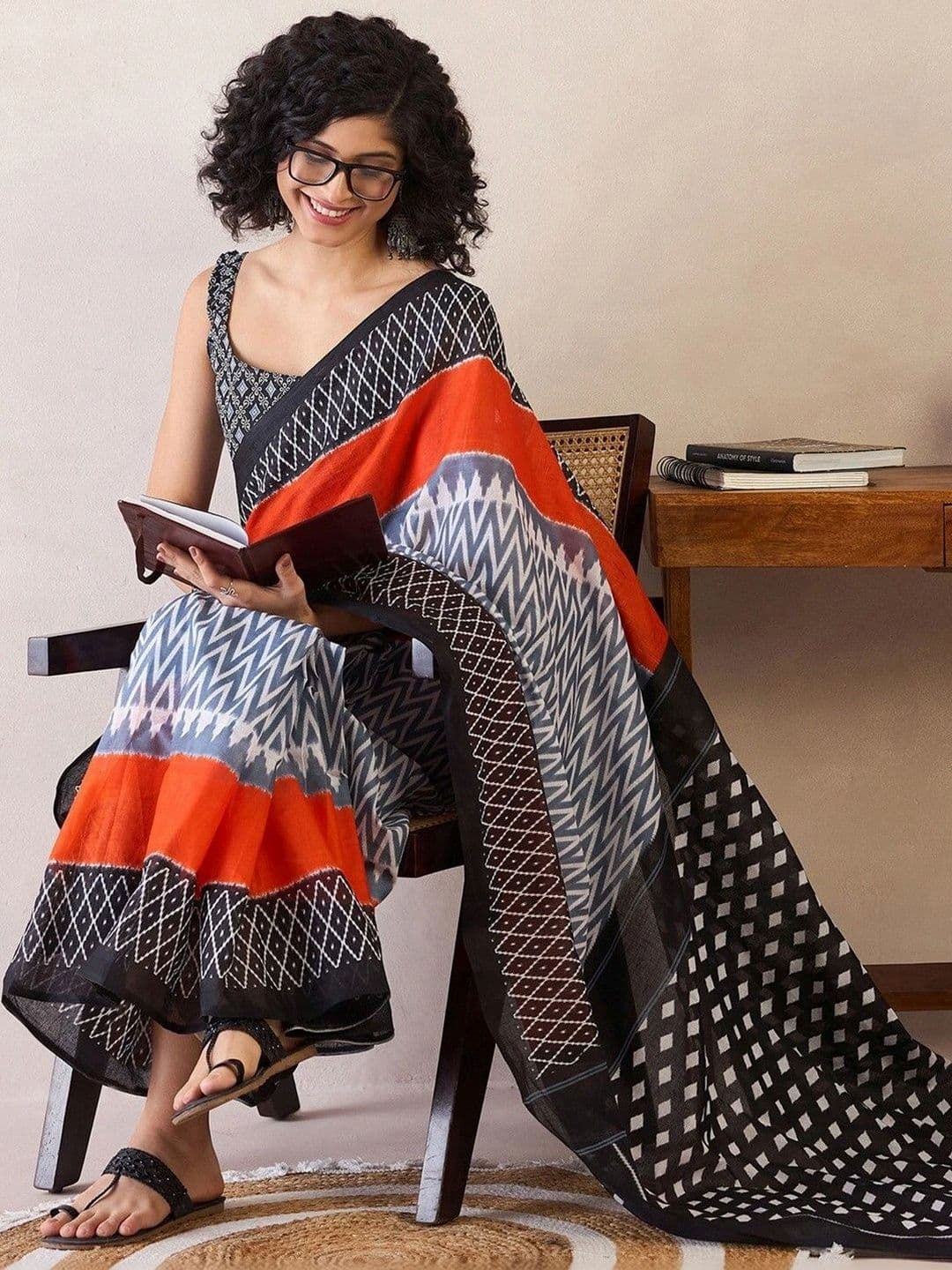 BARATHEON Pure Cotton Saree thumbnail 2