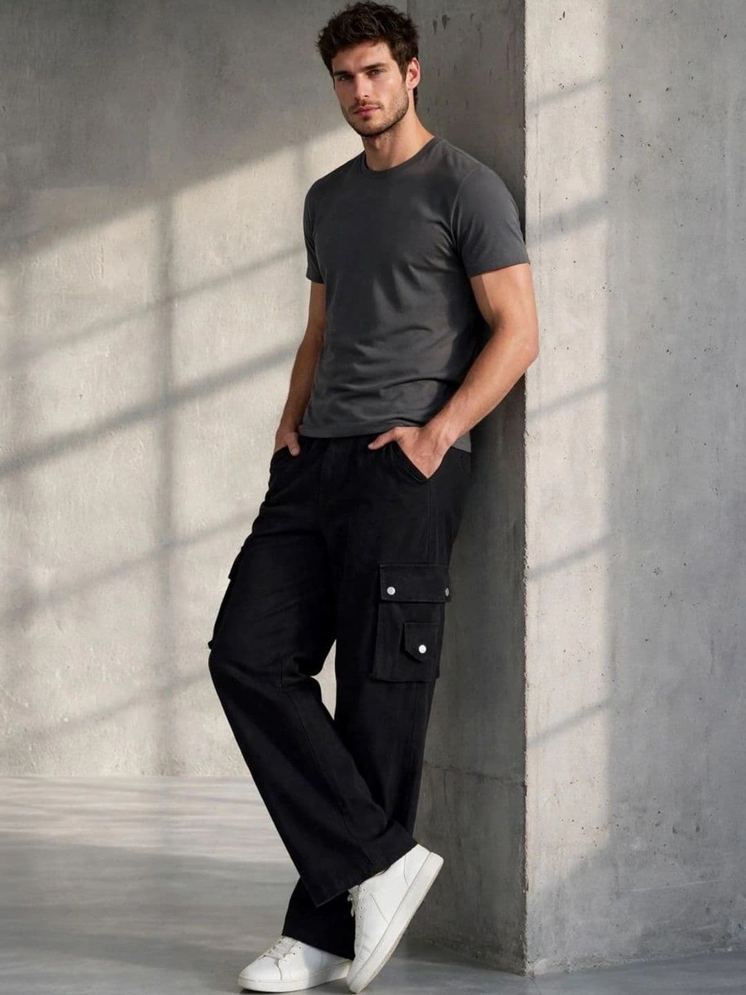 Moda Star Men Classic Regular Fit Mid-Rise Coated Stretchable Jeans thumbnail 4