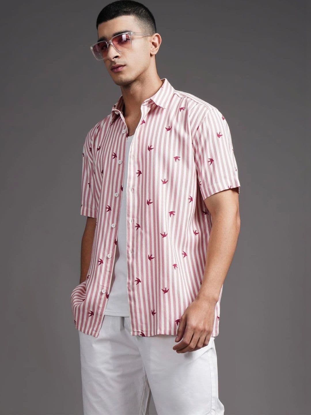 PAUL STREET Men Relaxed Printed Casual Shirt thumbnail 5