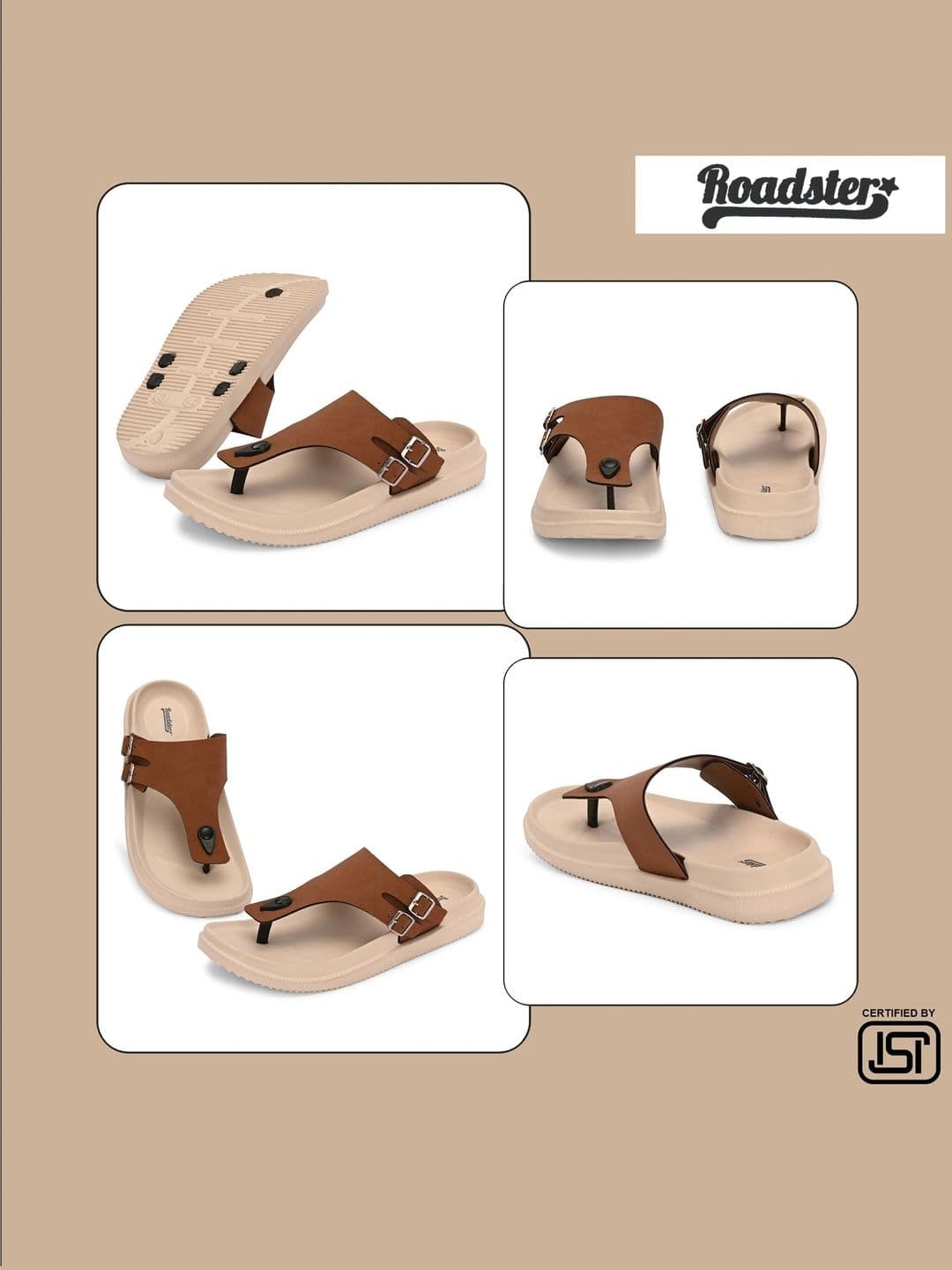Roadster Men Thong Flip-Flops thumbnail 4