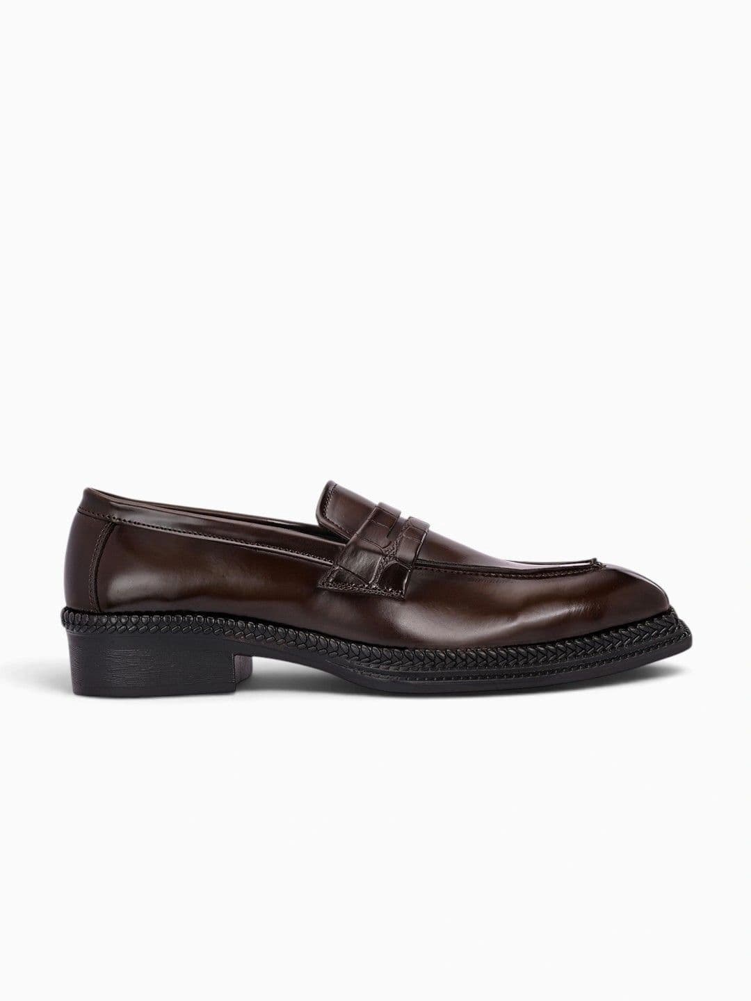 House of Pataudi Men Leather Formal Loafers thumbnail 2