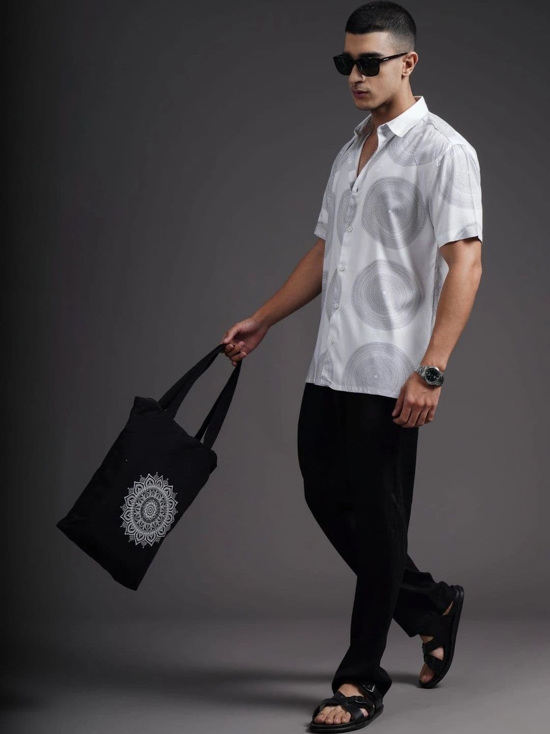 PAUL STREET Men Relaxed Printed Casual Shirt thumbnail 7