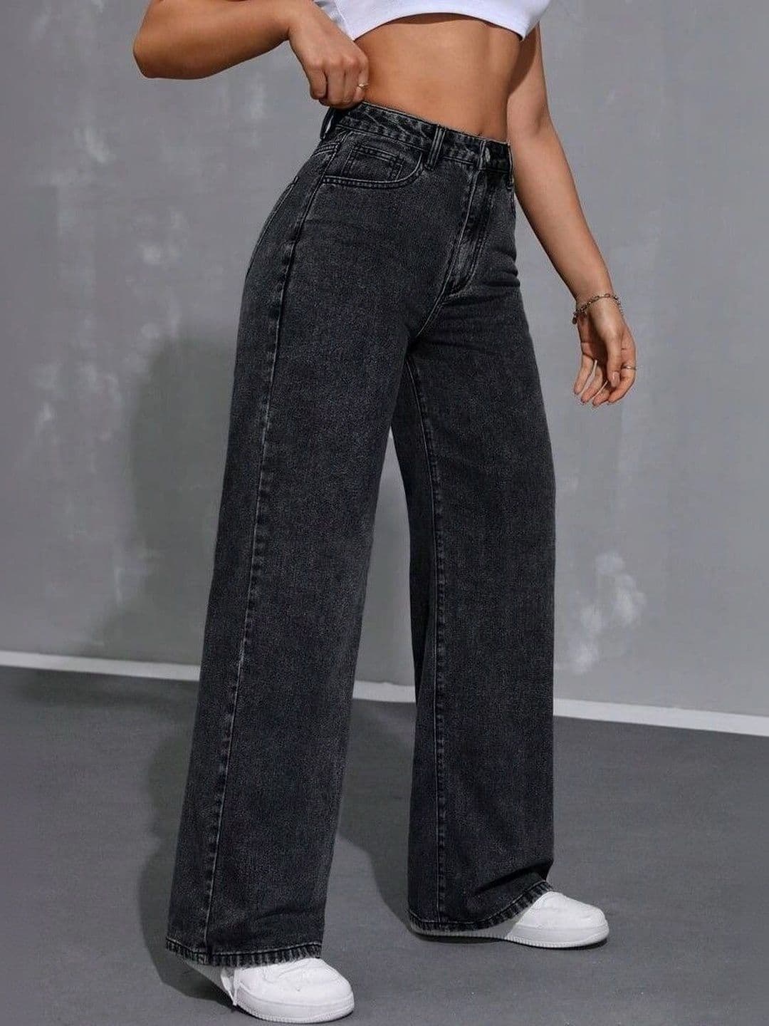 DENIMLOOK Women High-Rise Baggy Jeans - view 1