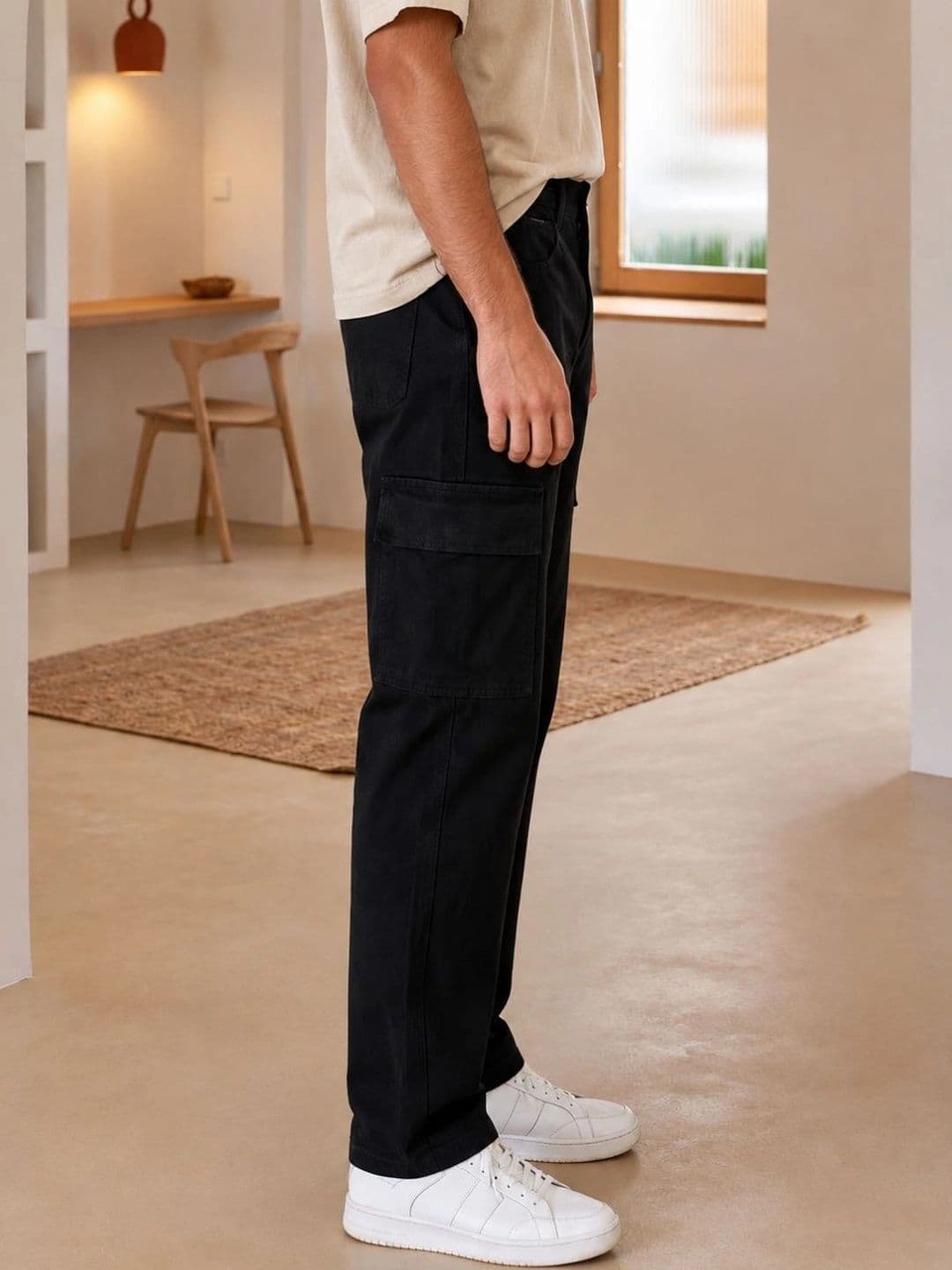 COMFITS Men Classic Relaxed Fit Mid-Rise Stretchable Jeans thumbnail 4