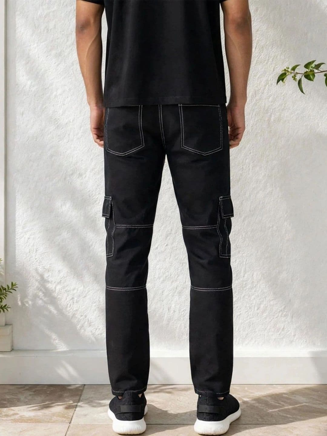 FLARING Men Classic Regular Fit Mid-Rise Stretchable Jeans thumbnail 2