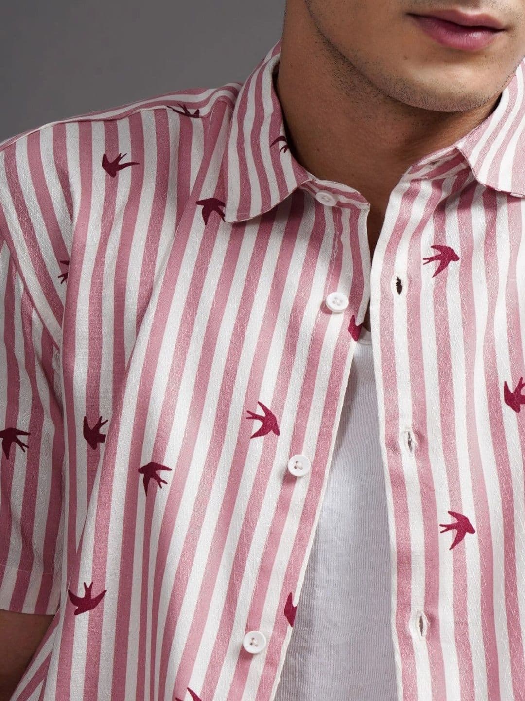 PAUL STREET Men Relaxed Printed Casual Shirt thumbnail 7