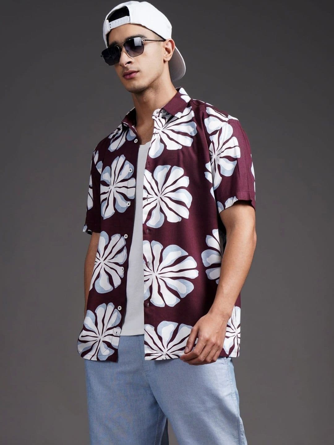 PAUL STREET Men Relaxed Floral Printed Casual Shirt - view 1