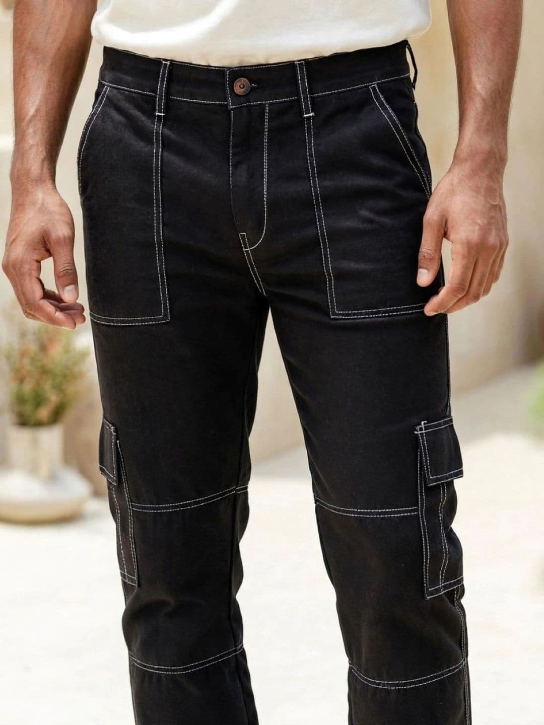 Moda Star Men Classic Regular Fit Mid-Rise Stretchable Jeans thumbnail 3
