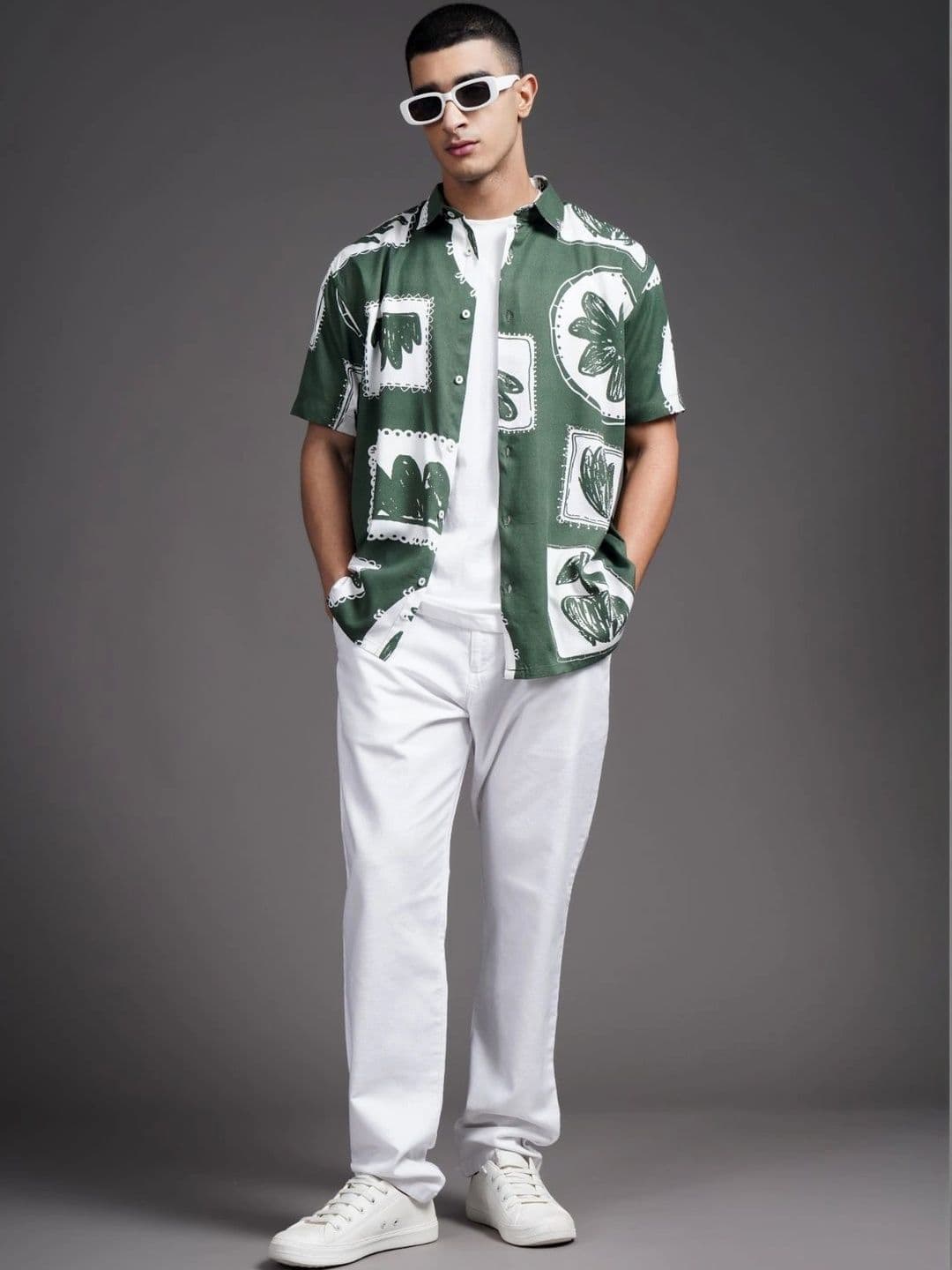 PAUL STREET Men Relaxed Printed Casual Shirt thumbnail 6