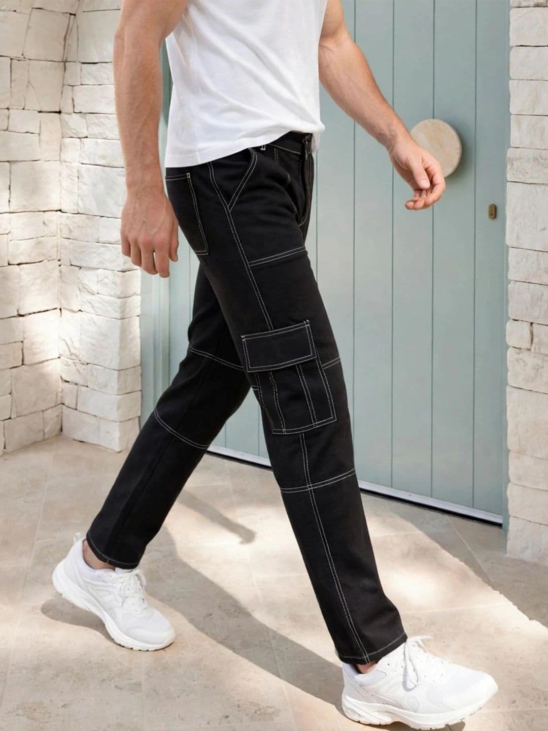 Moda Rapido Men Classic Regular Fit Mid-Rise Stretchable Jeans thumbnail 3