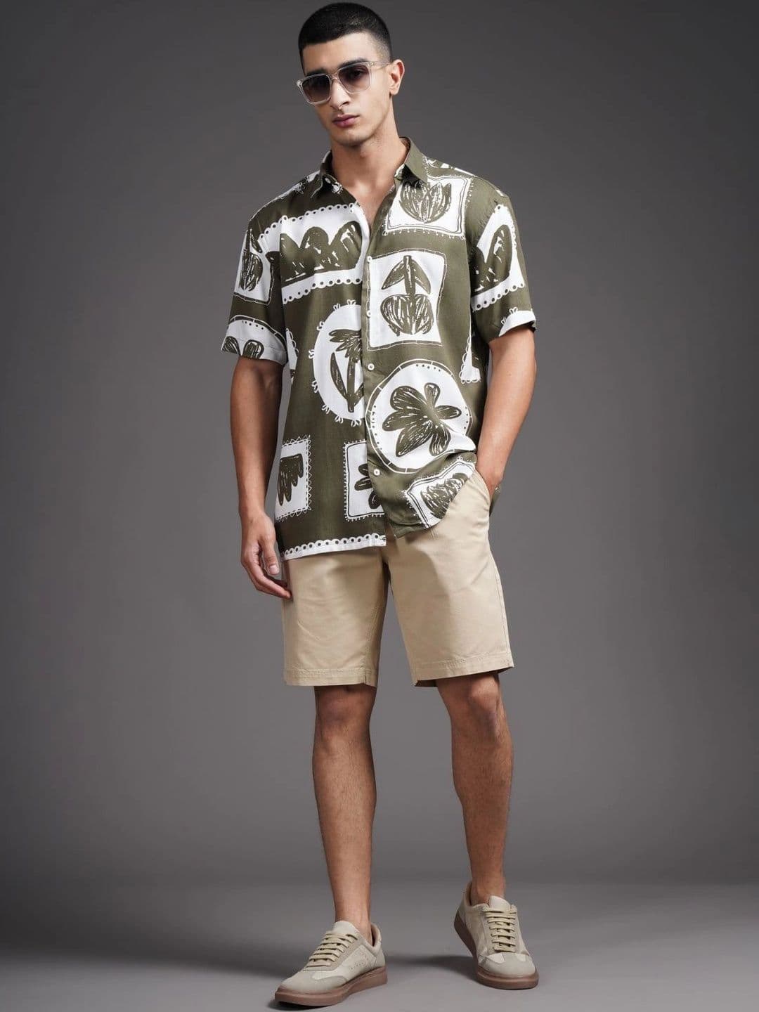 PAUL STREET Men Relaxed Printed Casual Shirt thumbnail 3