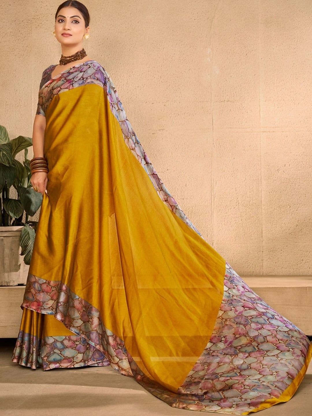 Vipul Pure Chiffon Designer Saree - view 1