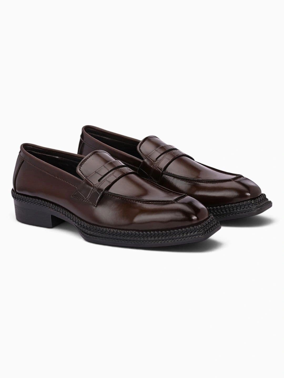 House of Pataudi Men Leather Formal Loafers thumbnail 6