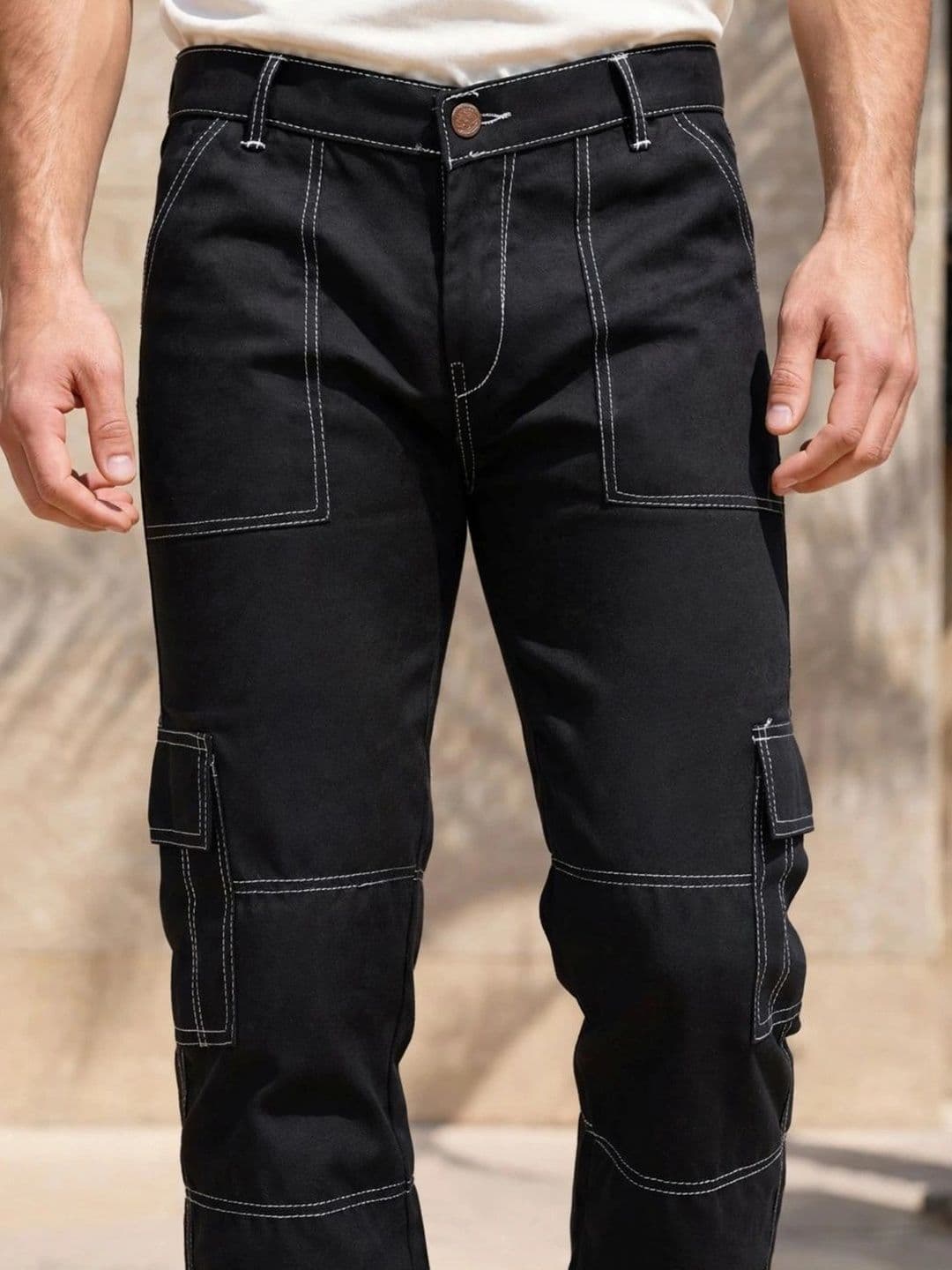 COMFITS Men Classic Regular Fit Mid-Rise Stretchable Jeans thumbnail 3