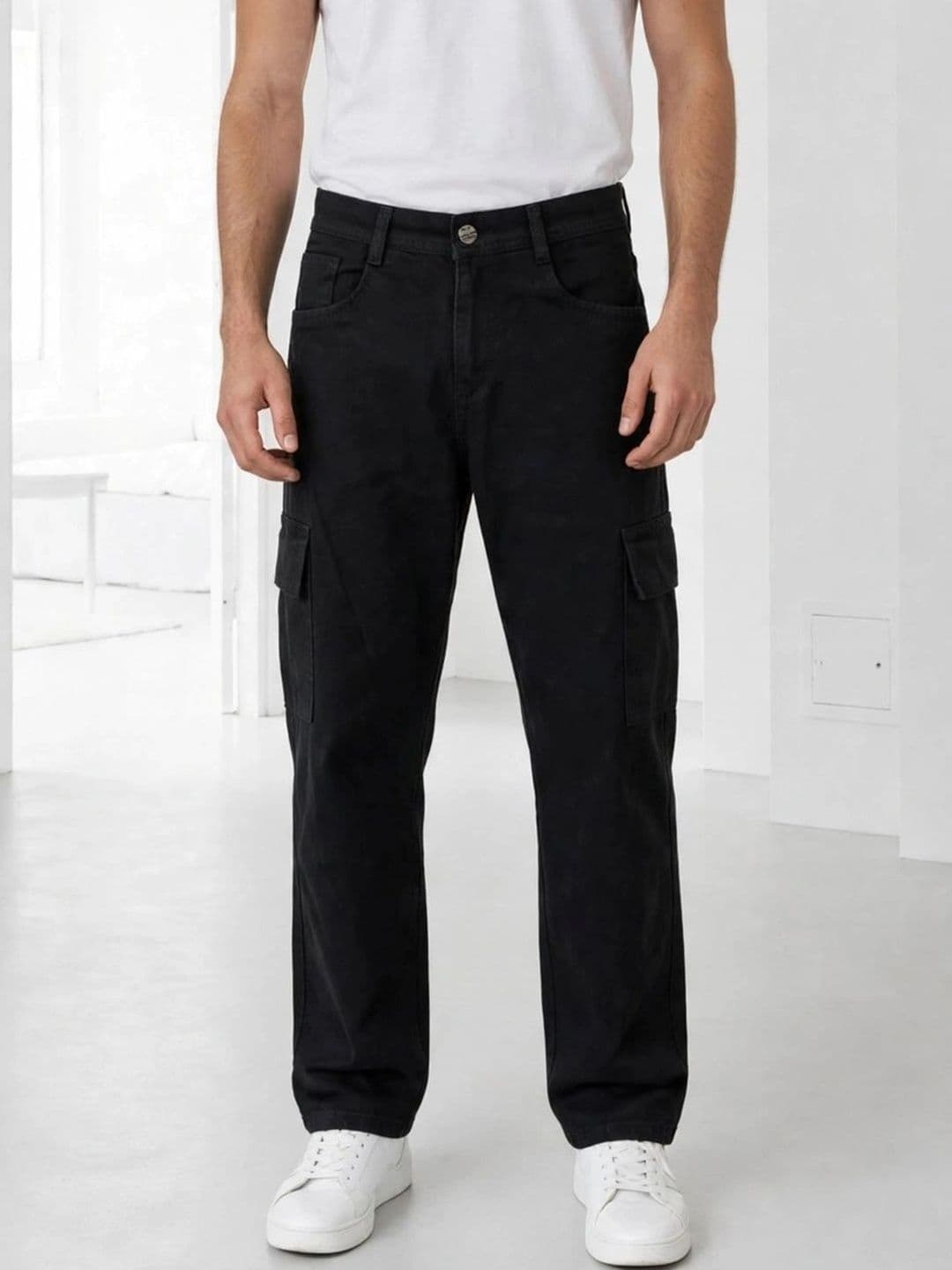 Moda Star Men Classic Relaxed Fit Mid-Rise Stretchable Jeans - view 1
