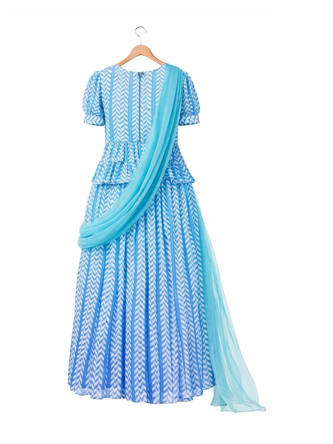 BAESD Girls Printed Ready to Wear Lehenga & thumbnail 3