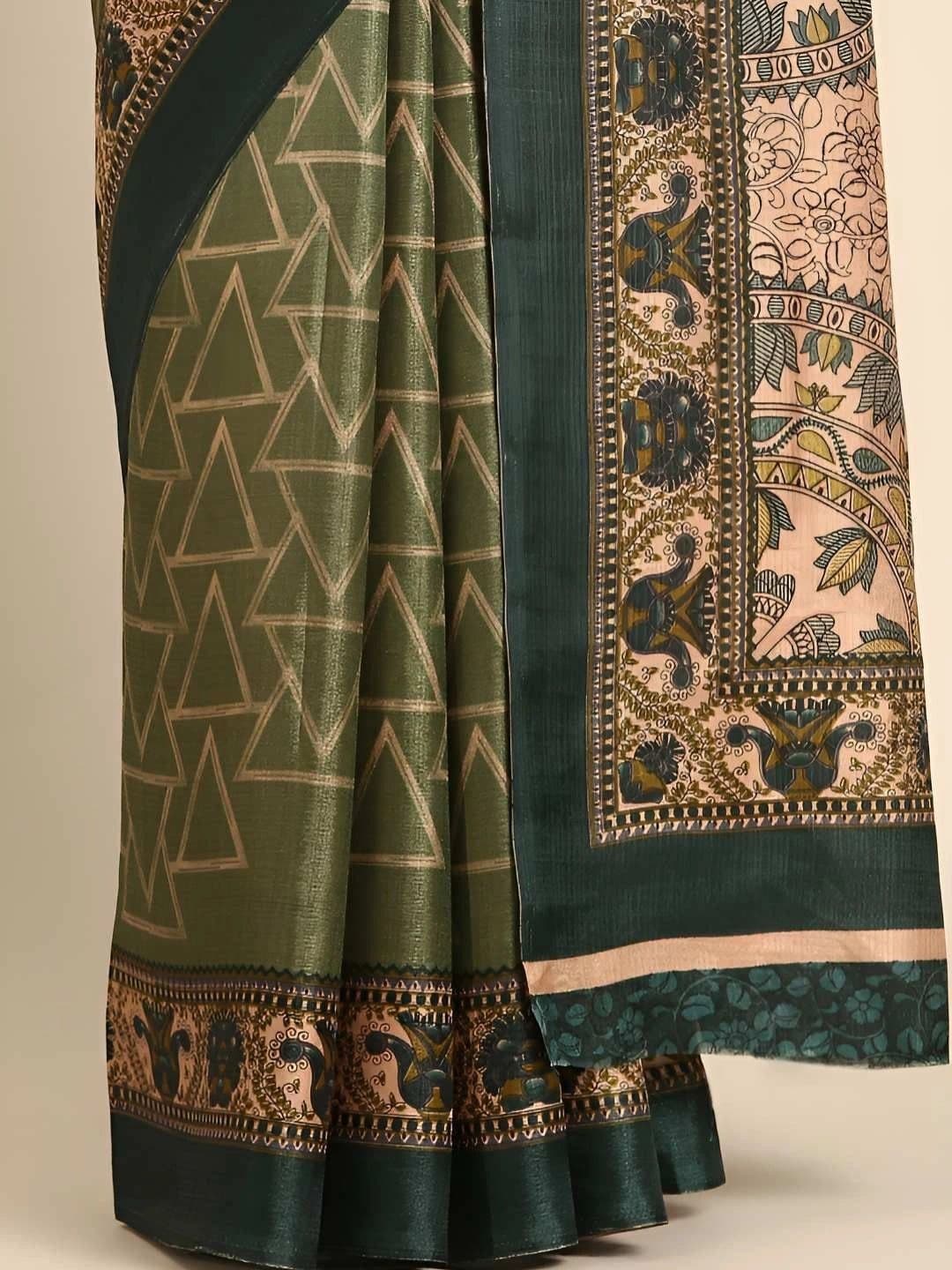Taashi Tussar Saree thumbnail 6