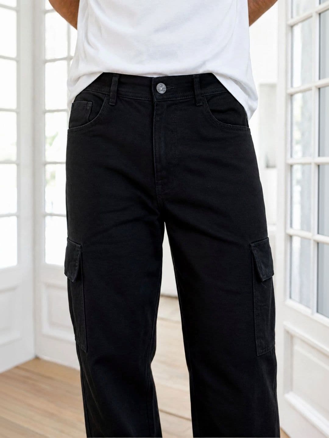 COMFITS Men Classic Relaxed Fit Mid-Rise Stretchable Jeans thumbnail 3