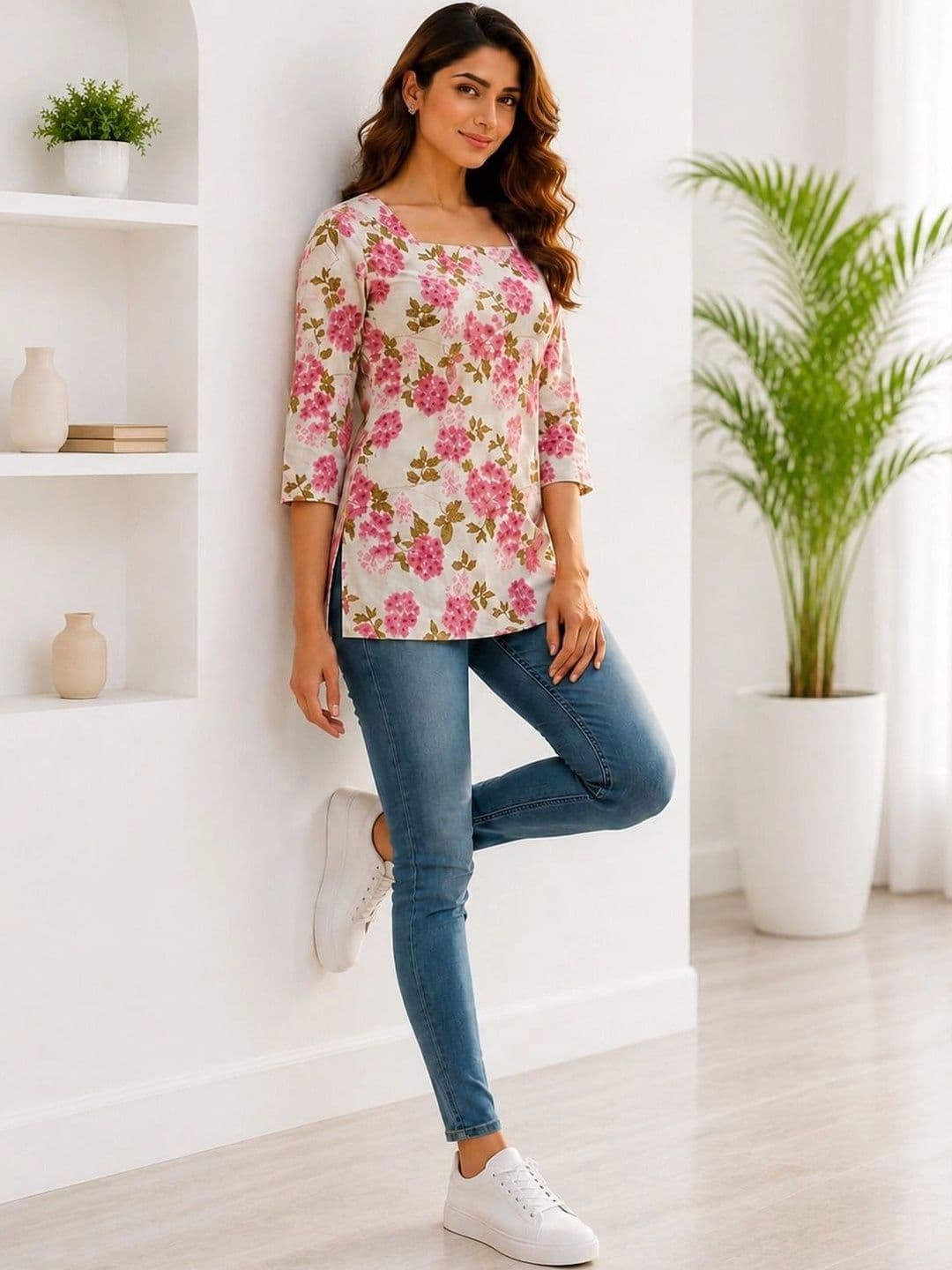 Il filo Women Floral Printed Floral Kurta - view 1