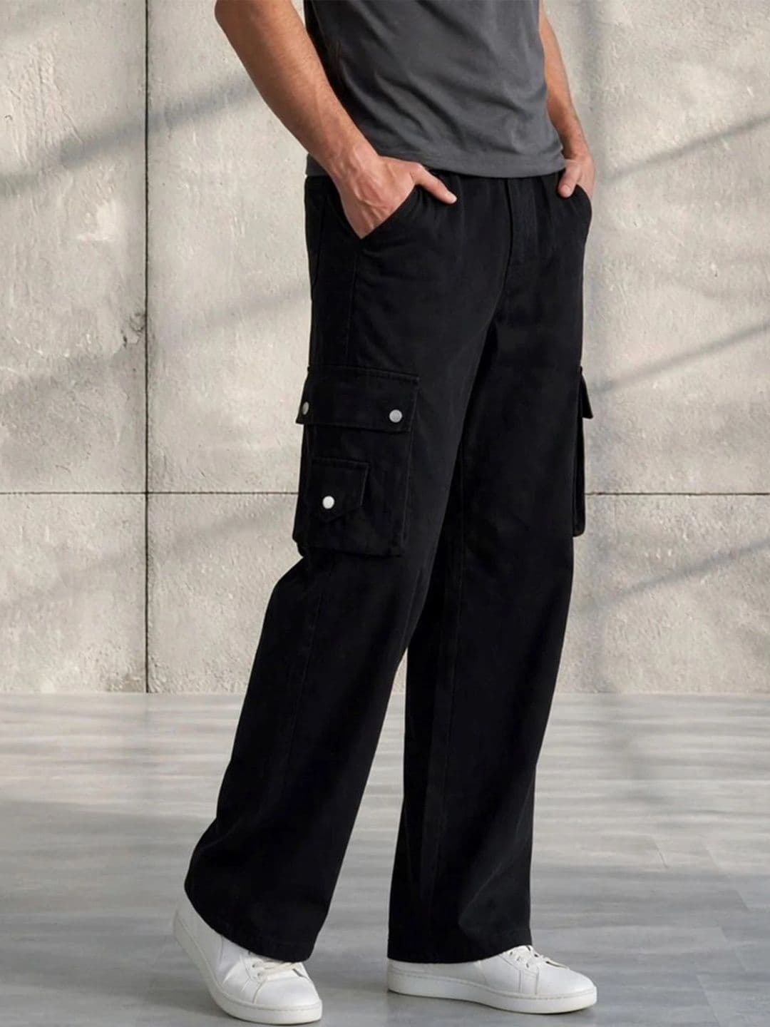 FLARING Men Classic Regular Fit Mid-Rise Stretchable Jeans thumbnail 3