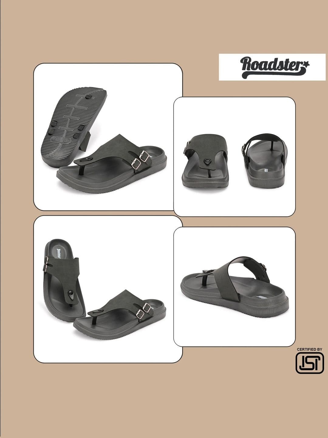Roadster Men Thong Flip-Flops thumbnail 4