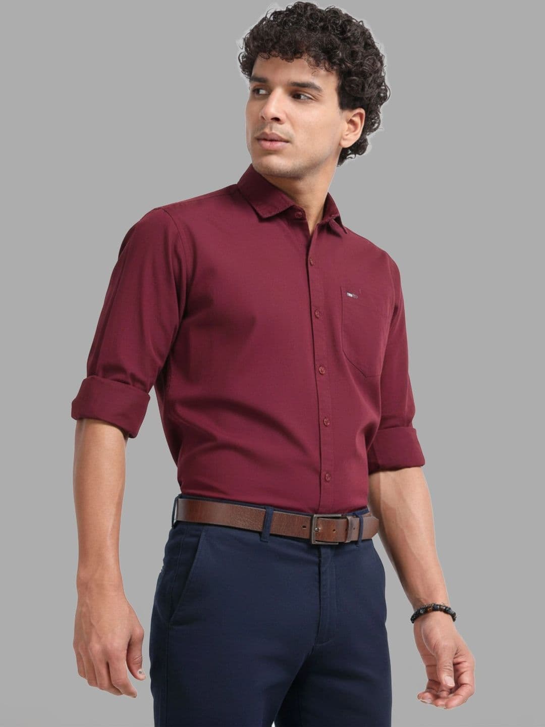 U.S. PITCHERS Men Modern Slim Fit Casual Shirt thumbnail 2