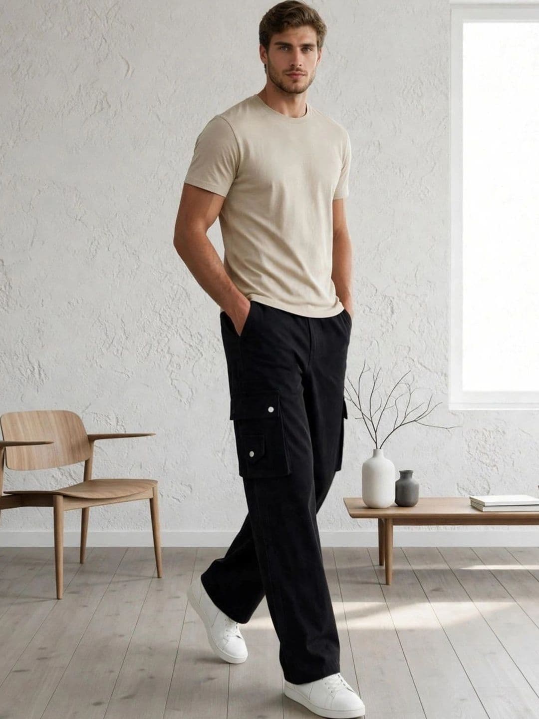 COMFITS Men Classic Regular Fit Mid-Rise Stretchable Jeans thumbnail 2