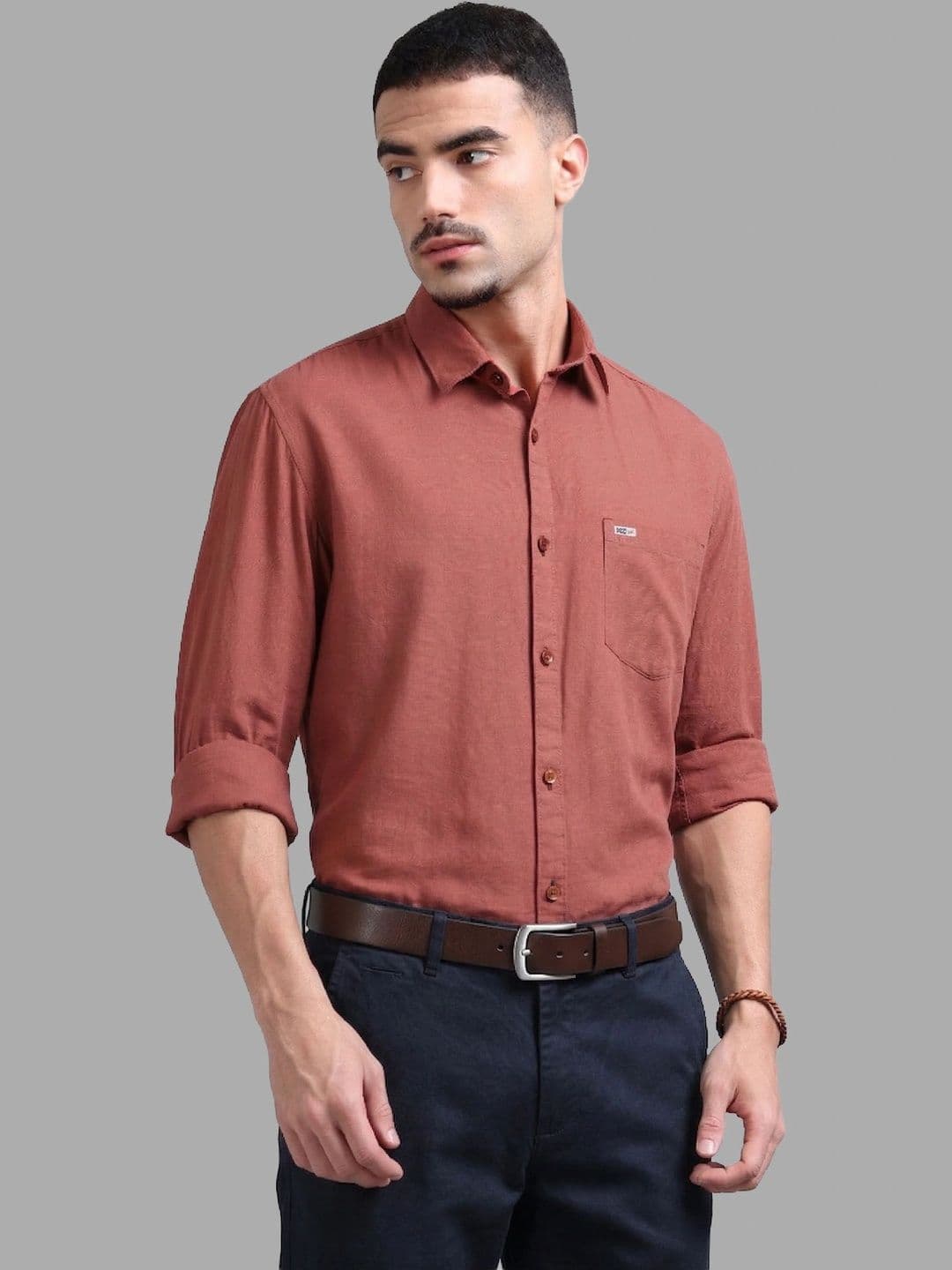 U.S. PITCHERS Men Modern Slim Fit Casual Shirt thumbnail 2