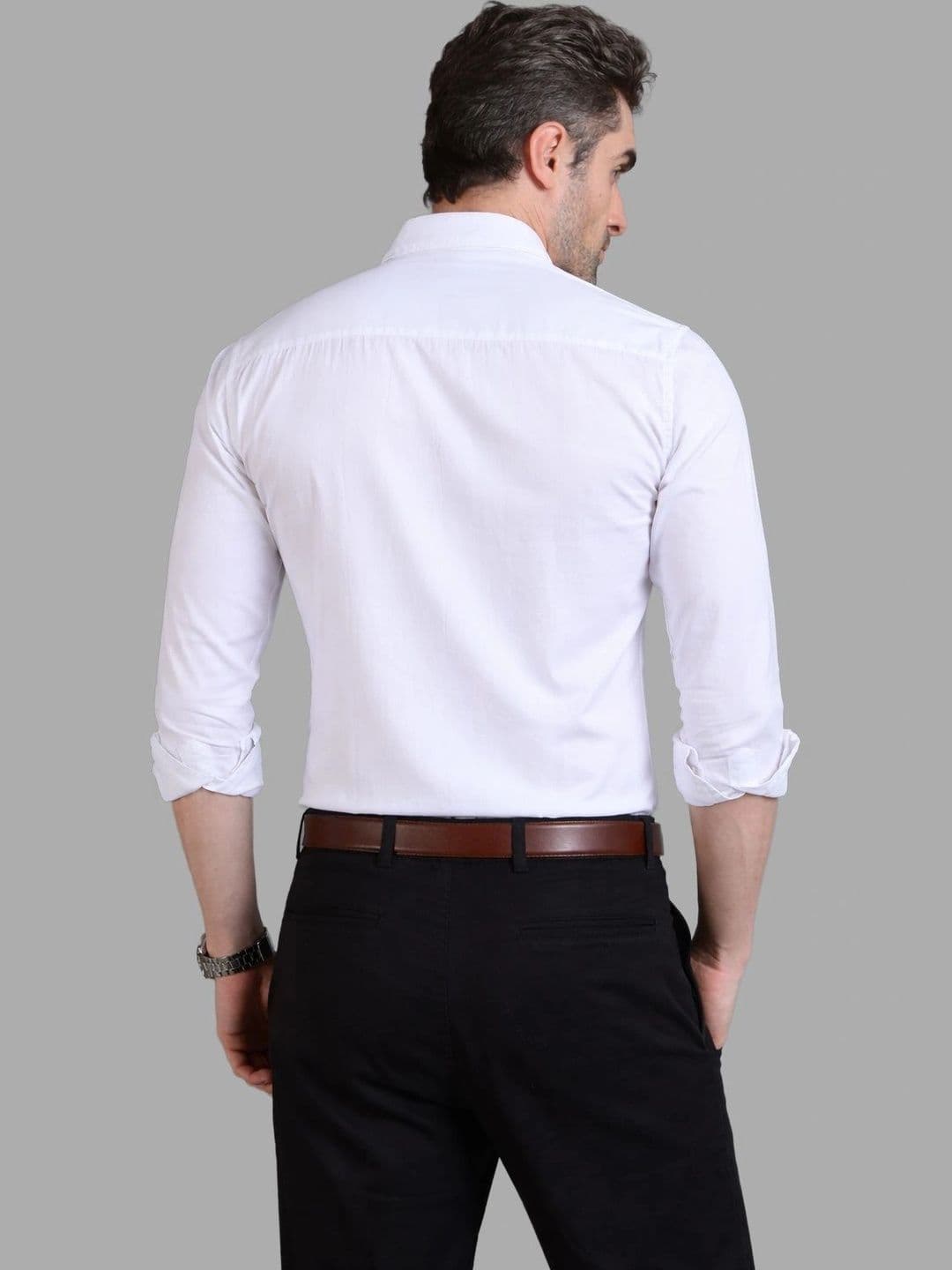 U.S. PITCHERS Men Modern Slim Fit Casual Shirt thumbnail 2