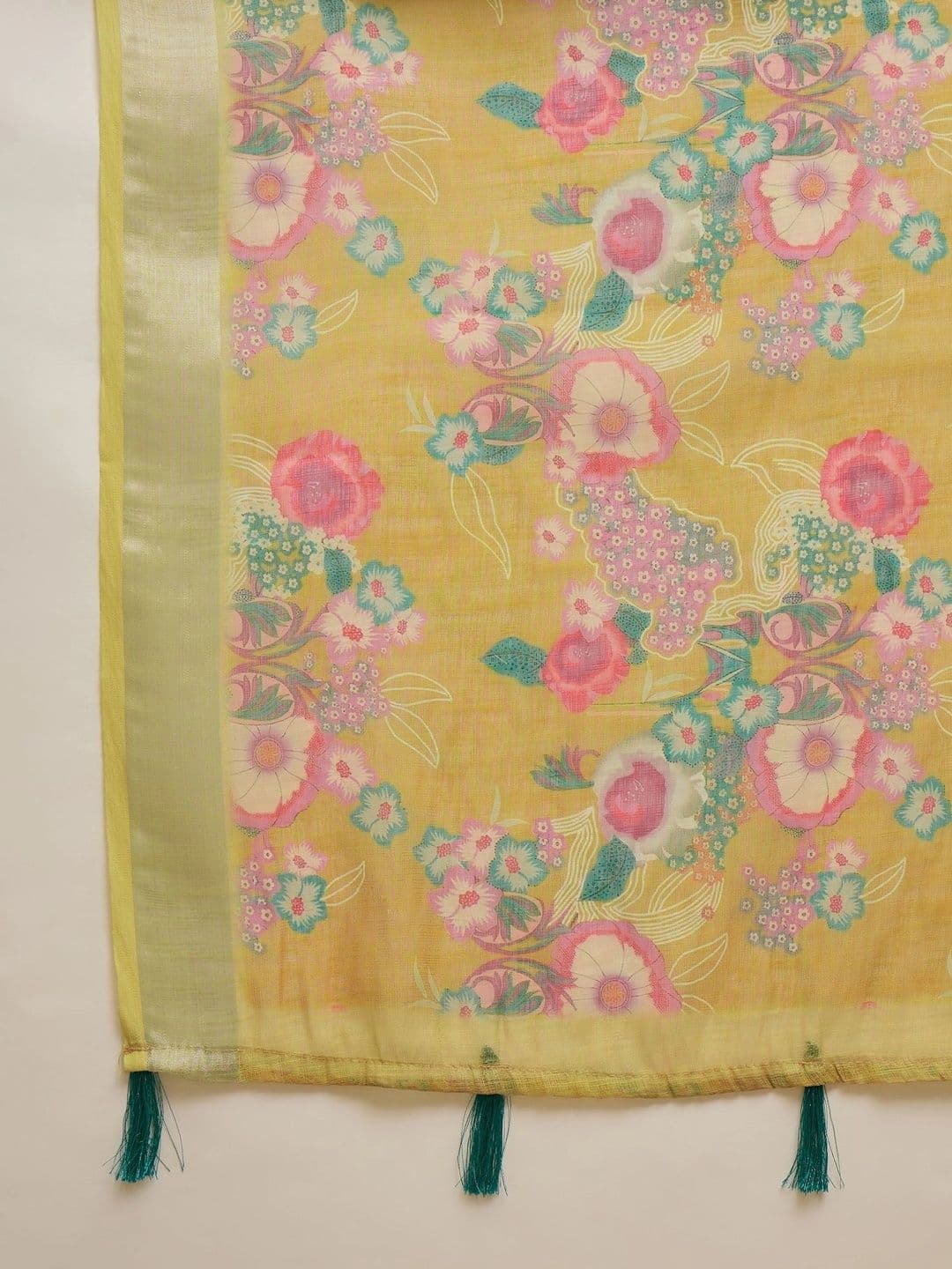 Suha Floral Saree thumbnail 7