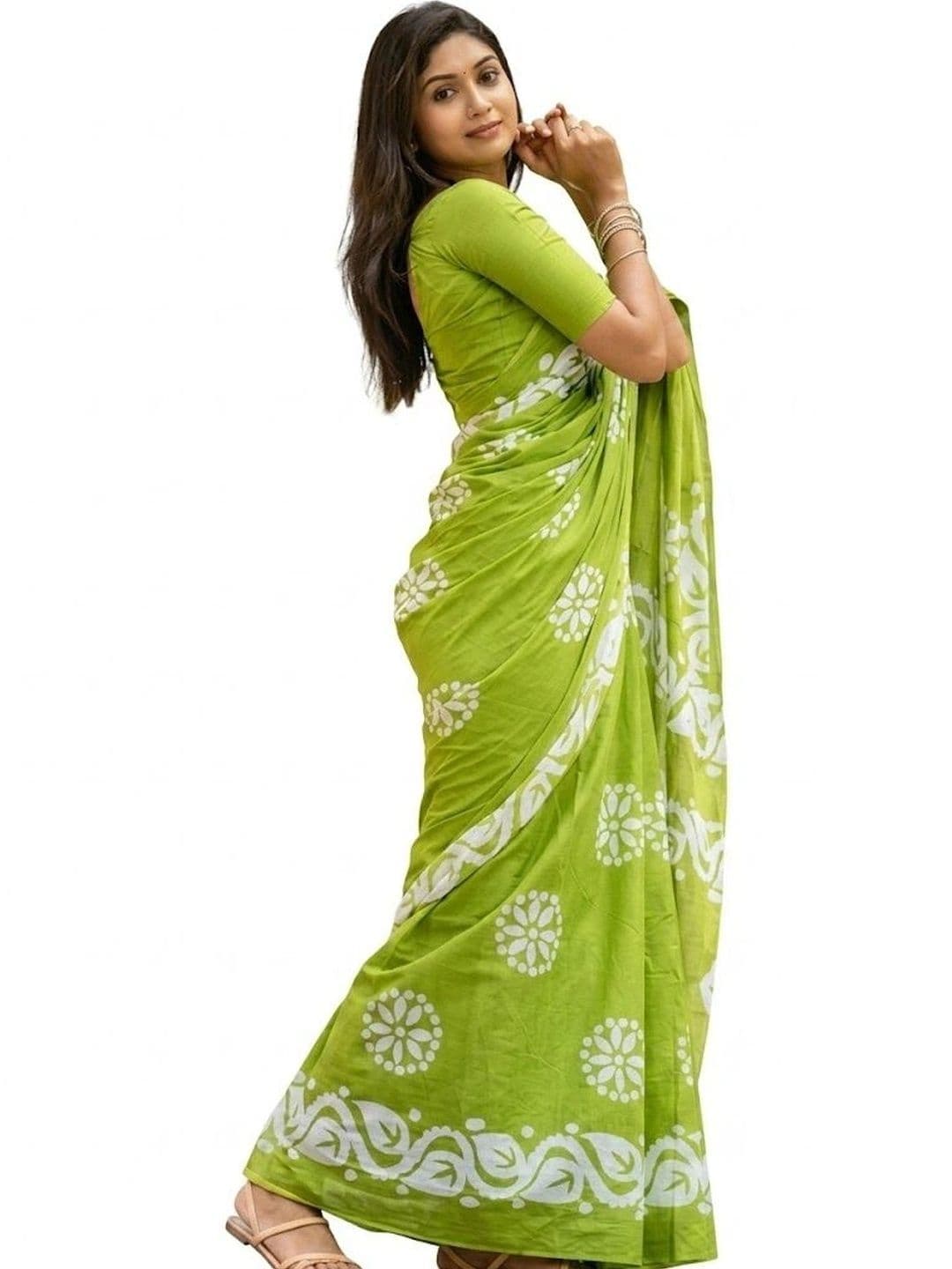 BARATHEON Pure Cotton Saree thumbnail 2