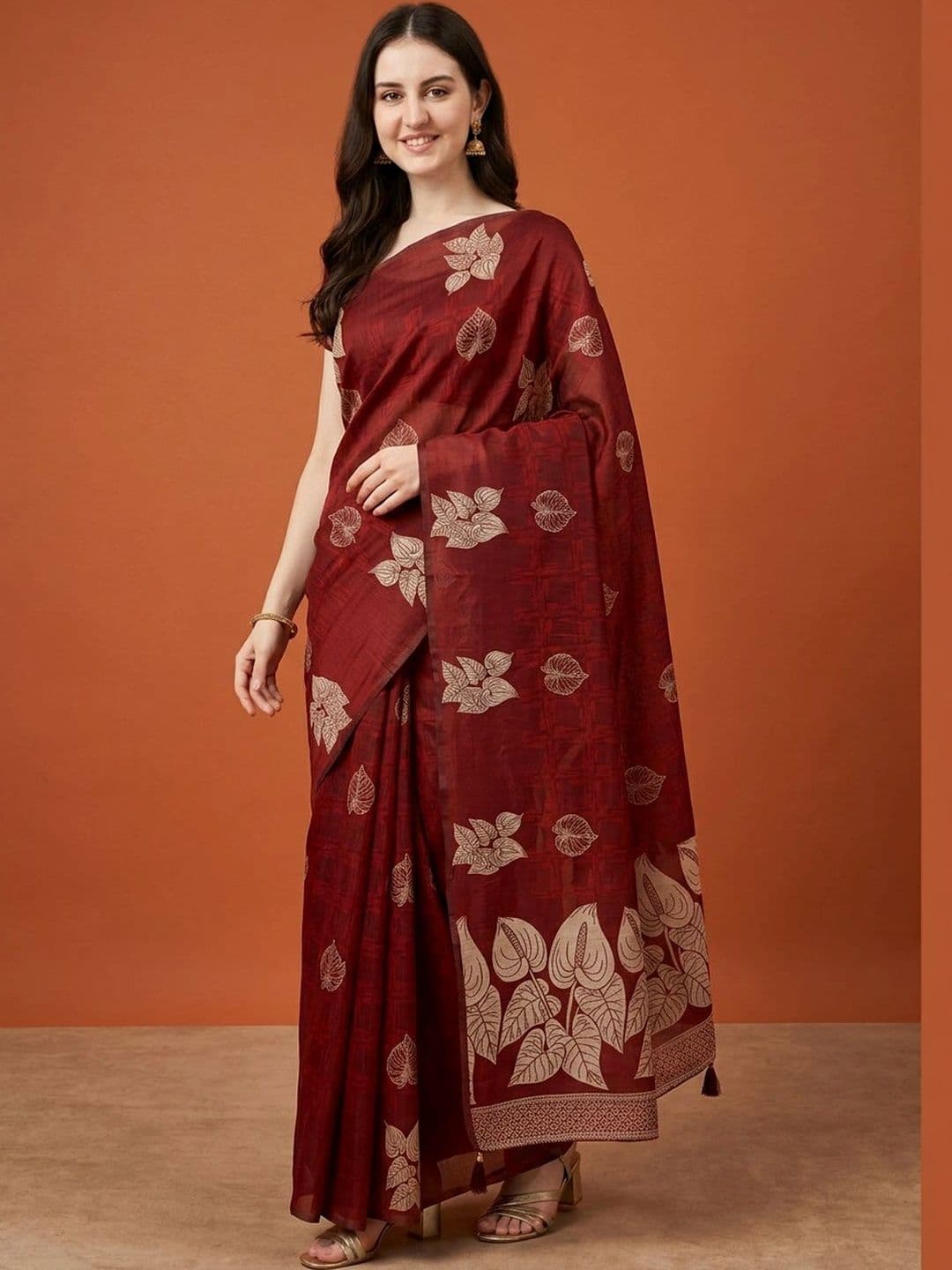 Suha Silk Cotton Saree thumbnail 2
