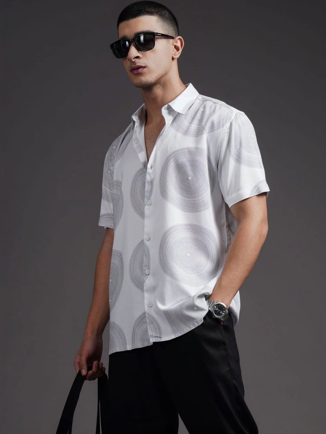 PAUL STREET Men Relaxed Printed Casual Shirt thumbnail 4