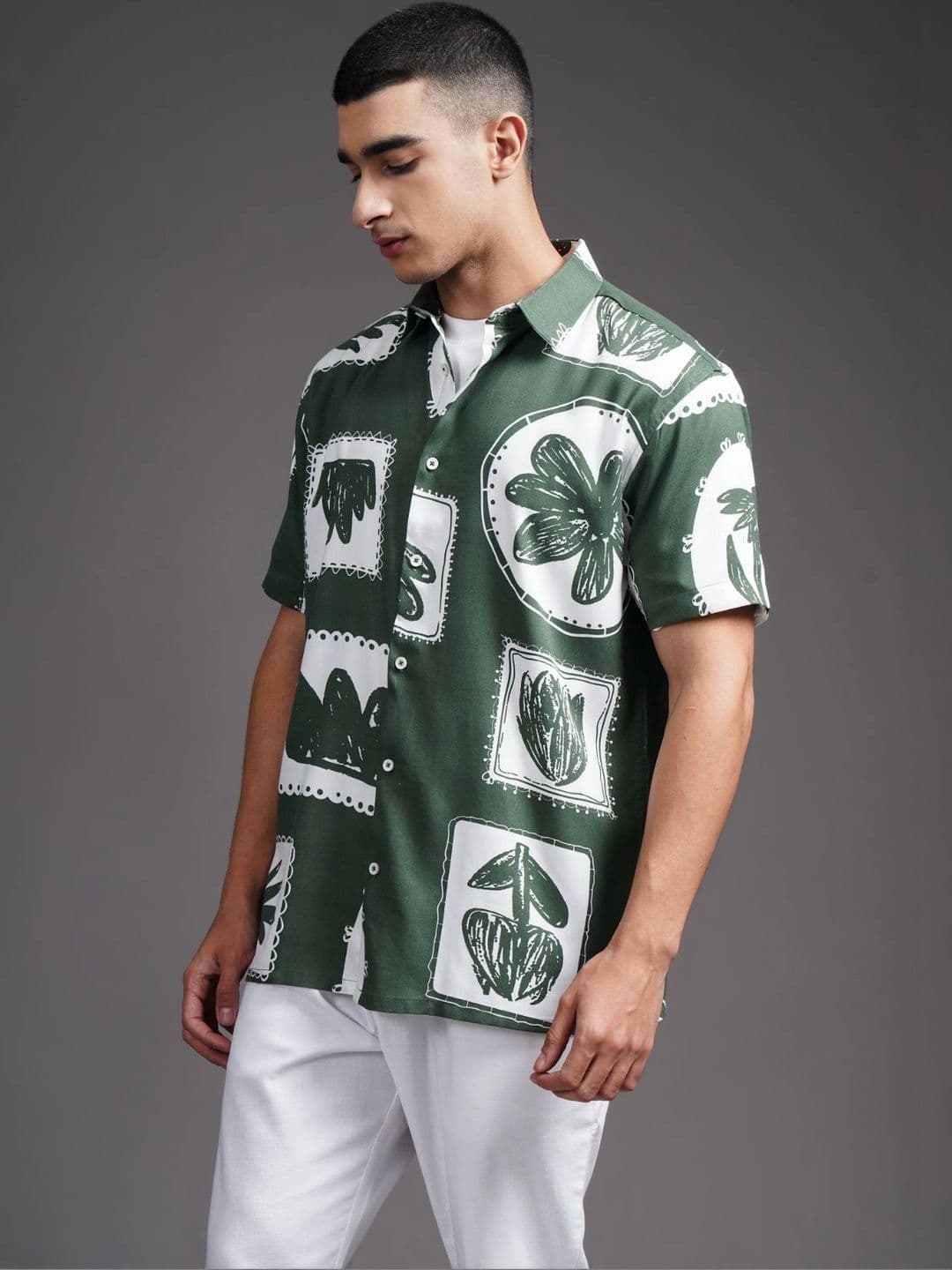 PAUL STREET Men Relaxed Printed Casual Shirt thumbnail 4