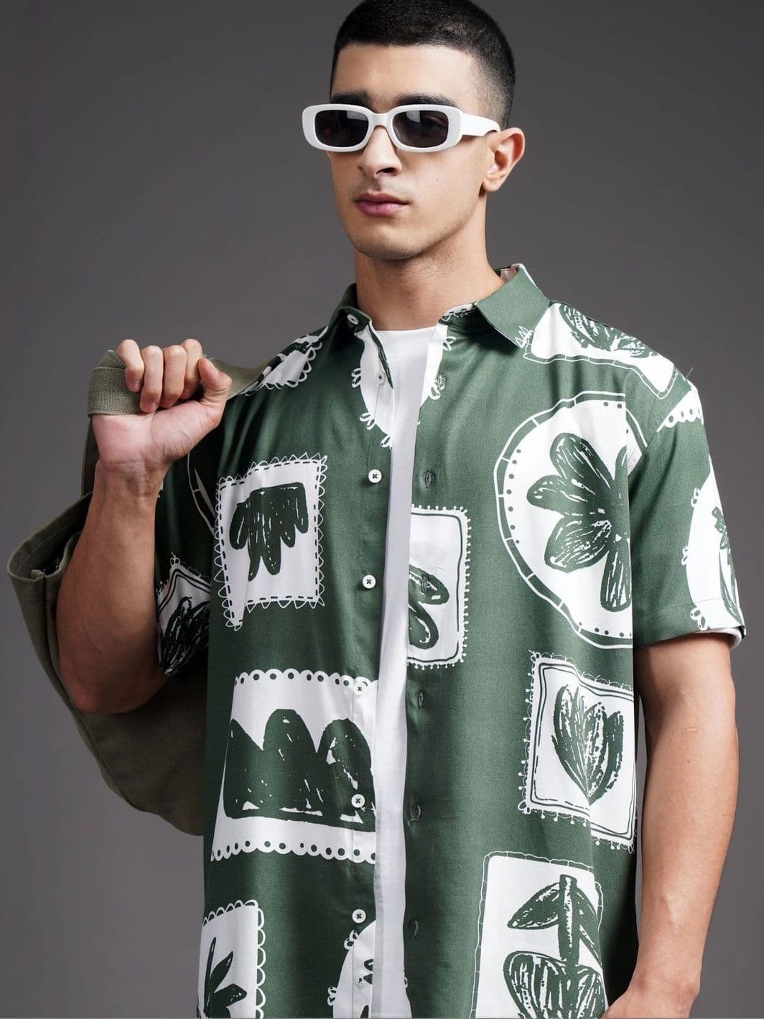 PAUL STREET Men Relaxed Printed Casual Shirt thumbnail 3