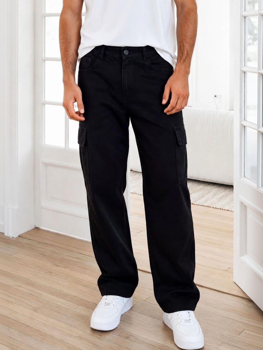 COMFITS Men Classic Relaxed Fit Mid-Rise Stretchable Jeans - view 1