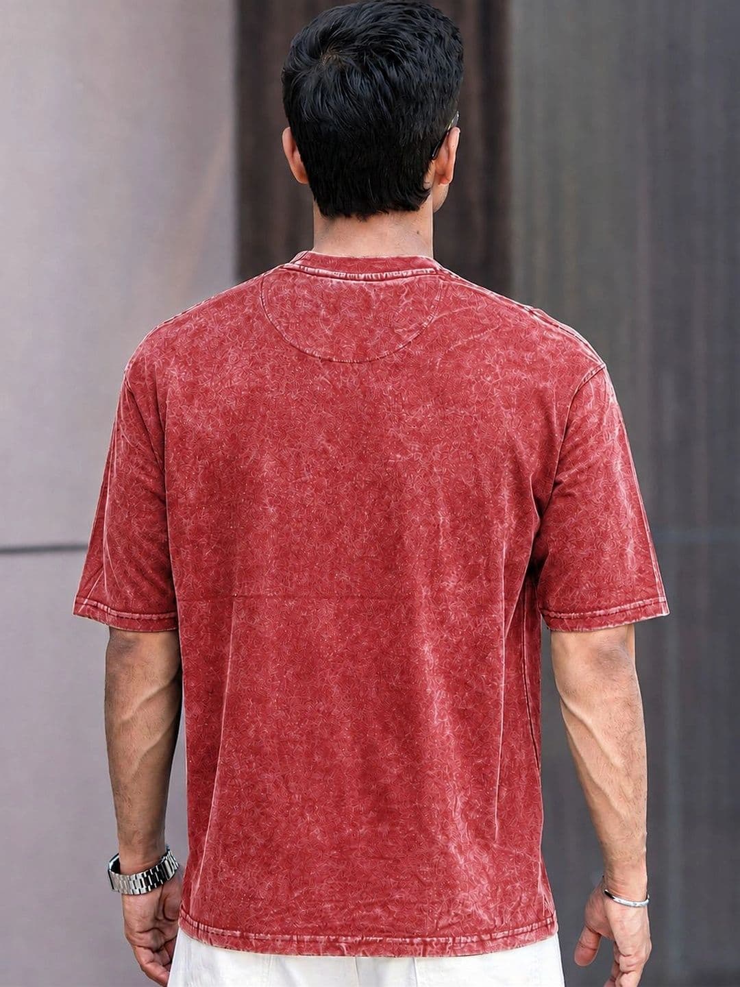 VELS CLOTHING Men Typography Printed Bio Finish T-shirt thumbnail 5