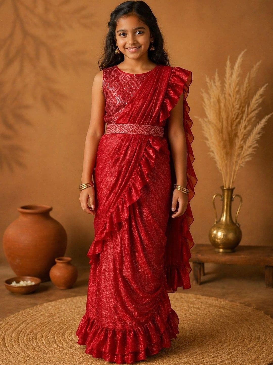 BAESD Dhoti Kanjeevaram Saree - view 1