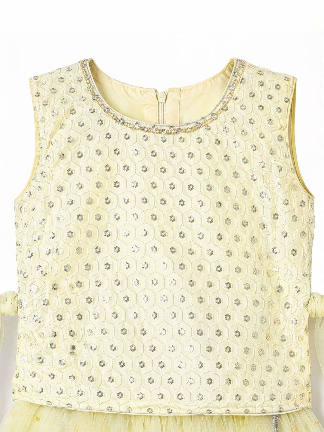 BAESD Girls Embellished Sequinned Ready to Wear Lehenga & thumbnail 2