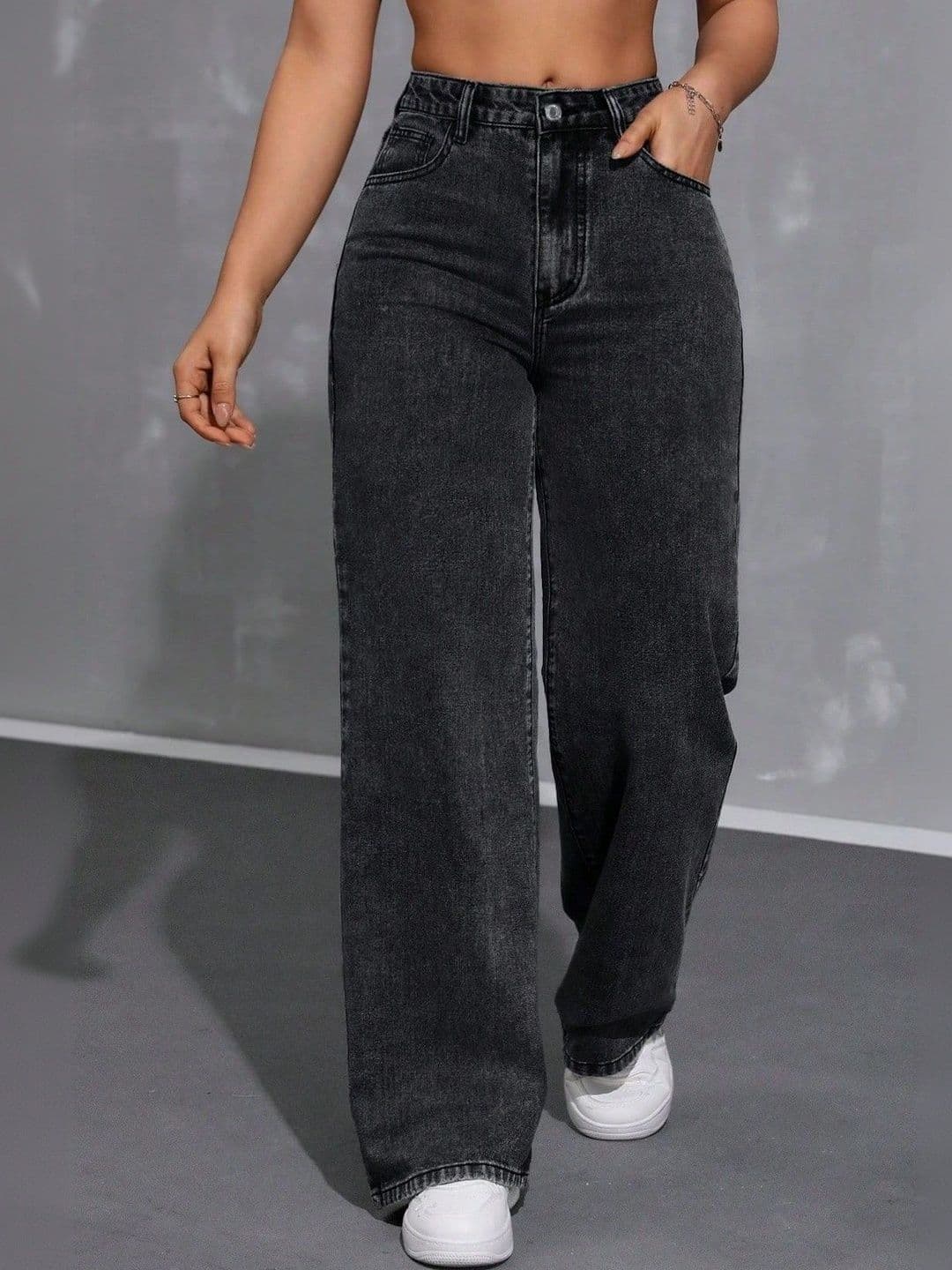 DENIMLOOK Women High-Rise Baggy Jeans thumbnail 5